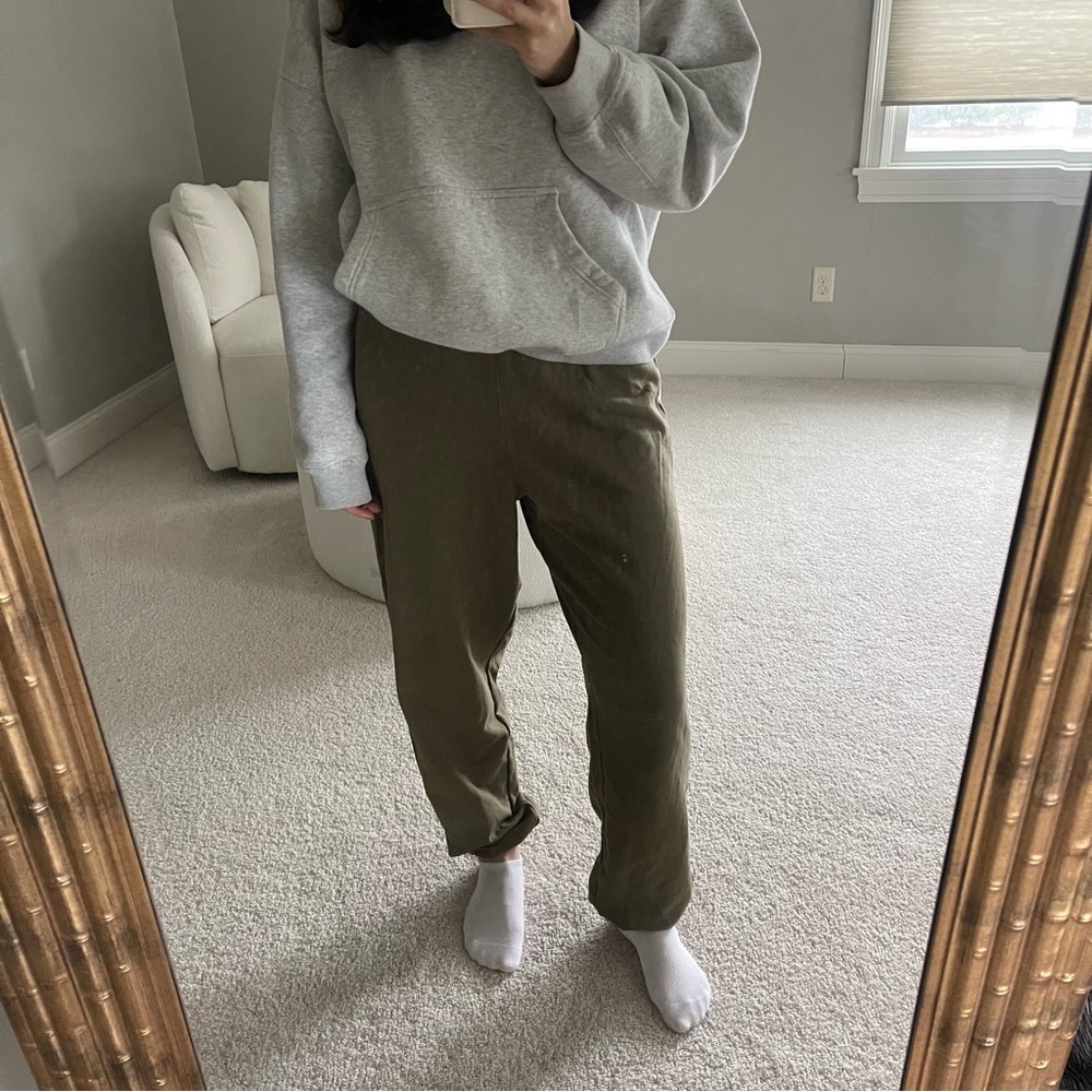 Misguided Tall Green Sweatpants